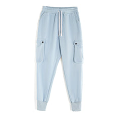 Aurelio | Cargo-Jogginghose in Hellblau