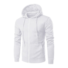 Damen Kapuzensweatjacke mit hochwertigem Fleece-Innenfutter und bequemem Schnitt in Weiß