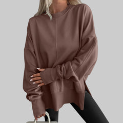 Luna Oversized Sweatshirt in Brown