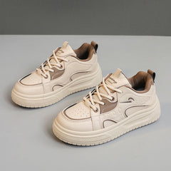 Damen Sportliche Sneakers mit ergonomischer Dämpfung und atmungsaktiver Oberflächenstruktur in Khaki