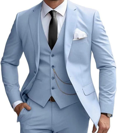 Modisch Moderner Slim Fit Hochzeitsgast Anzug für Herren | Dreiteilig