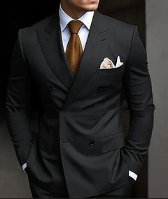 Herren Hochzeitsgast Anzug Slim Fit | Elegant & Modern in Schwarz