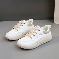 Damen Sportliche Sneaker mit dämpfender Sohle und atmungsaktivem Obermaterial in Beige