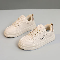 Damen Sportliche Sneaker mit gepolsterter Laufsohle und atmungsaktiver Obermaterialkombination in Khaki