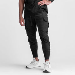 Damon | Multi-Taschen Jogginghose in Schwarz