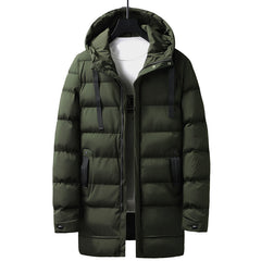 Alessio | Winterjacke mit Kapuze in Grün