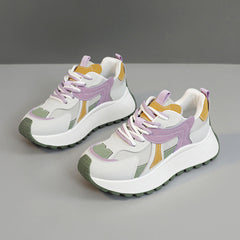 Damen Sportliche Sneaker mit trendigem Komfort und strapazierfähiger Laufsohle in Lila