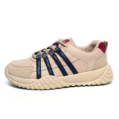 Damen sportliche Freizeitsneaker mit stabiler Sohle und atmungsaktivem Obermaterial in Blau