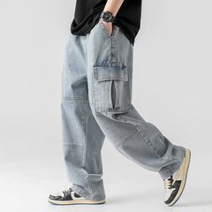 Satoru | Japanische Denim-Hose in Blau