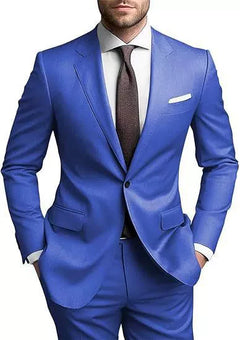 Herren Hochzeitsgast Anzug | Blazer und Hosen in Royal Blue