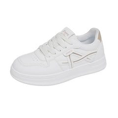 Damen Sportliche Sneakers mit atmungsaktivem Obermaterial und rutschfester Laufsohle in Weiß