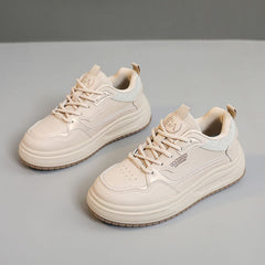 Damen Sportliche Chunky Sneaker mit dämpfender Laufsohle in Khaki