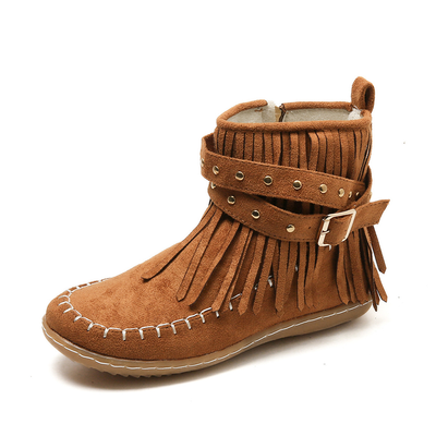 Cowboystiefel im Boho-Stil für Damen | Knöchellänge