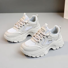 Damen Sportliche Sneaker mit ergonomischer Dämpfung und atmungsaktiver Mesh-Oberfläche in Grau