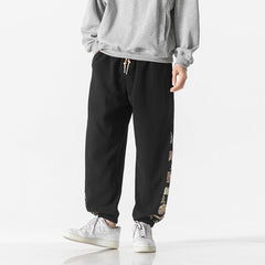 Satoshi | Japanische Cordhose in Schwarz