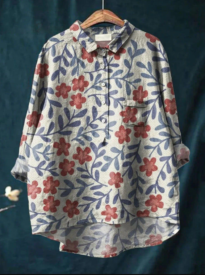 BARBARA™ | KLASSISCHE BLÜTENBLUSE