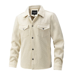Amadeo | Herren Hemdjacke in Creme