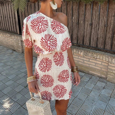Sigrid  | Elegantes asymmetrisches Kleid