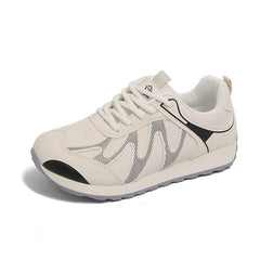 Damen Sportliche Laufschuhe mit rutschfester Sohle und atmungsaktivem Obermaterial in Schwarz