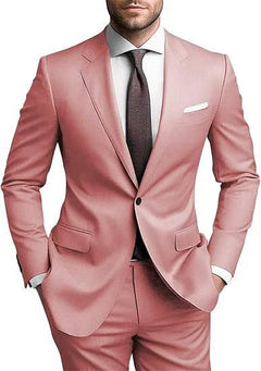 Herren Hochzeitsgast Anzug | Blazer und Hosen in Peach