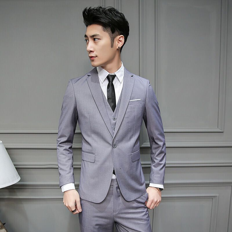 Moderne Fit Hochzeitsgast Anzug Herren | Business und Hochzeit