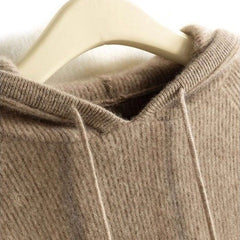Celeste Cashmere Cloud Hoodie in Camel