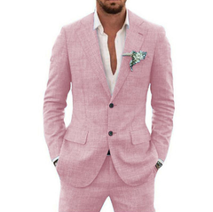 Herren Hochzeitsgast Anzug | Jacke und Hose in Rosa