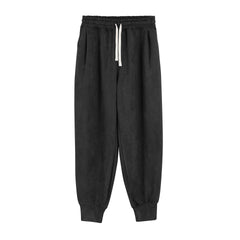 Alaric | Winter Jogginghose in Schwarz