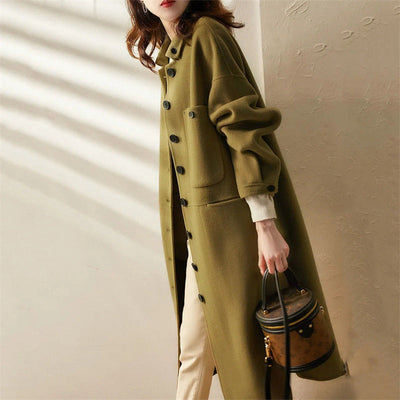 Stilvoller Langer Trenchcoat für Damen | Winter