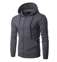 Damen Kapuzensweatjacke mit hochwertigem Fleece-Innenfutter und bequemem Schnitt in Dunkelgrau
