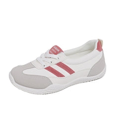 Damen Sportliche Sneaker mit modernem Design und atmungsaktiver Oberflächenstruktur in Creme