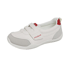 Damen Sportliche Sneaker mit praktischen Klettverschlüssen in Creme