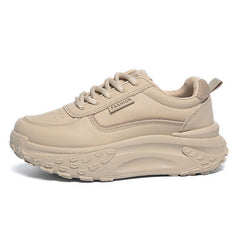 Damen modische Sneakers mit dämpfender Laufsohle und innovativem Design in Khaki