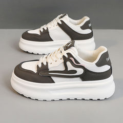 Damen Chunky Sneakers mit dämpfender Sohle und atmungsaktivem Obermaterial in Olivgrün