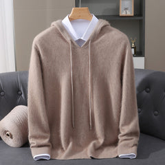 Valencia Cashmere Hoodie in Camel