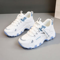 Damen Sportliche Lauf-Sneakers mit dämpfender Sohle und atmungsaktivem Obermaterial in Blau
