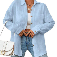Kireliae - Hemd mit Button-down-Kragen in Blau