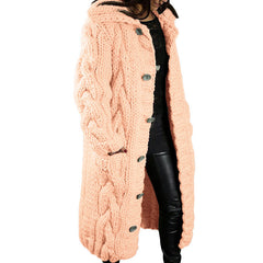 DAME OVERSIZED CARDIGAN MANTEL | MODERNER STIL, KOMFORTABEL, VIELSEITIG in Hellorange