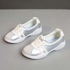 Damen sportliche Sneaker mit gepolstertem Innenbereich und rutschfester Sohle in Beige