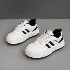 Damen modische Sneakers mit komfortabler Dämpfung und atmungsaktivem Obermaterial in Schwarz