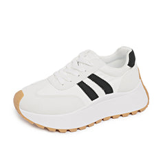 Damen Sportliche Chunky Sneakers mit komfortabler Dämpfung in Weiß