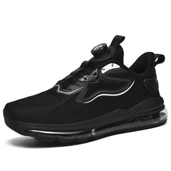 Damen Sportschuhe mit innovativem Dämpfungssystem und atmungsaktiver Mesh-Oberfläche in Schwarz Weiß