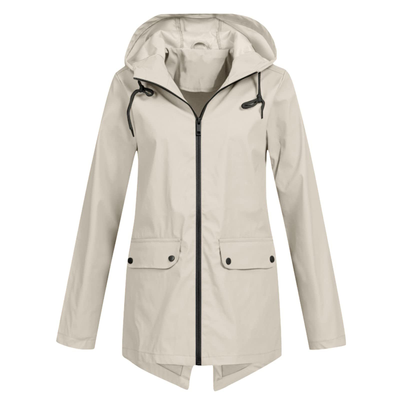 Damen Kapuze Regenjacke | Wasserdichte