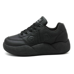 Damen Sportliche Sneakers mit gepolsterter Dämpfung und atmungsaktivem Obermaterial in Schwarz