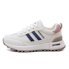 Damen Sportliche Sneakers mit dämpfender Laufsohle und atmungsaktivem Obermaterial in Blau