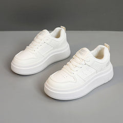 Damen Chunky Sneakers mit bequemer Dämpfung und atmungsaktivem Obermaterial in Weiß