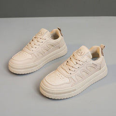 Damen modische Sneakers mit rutschfester Laufsohle und atmungsaktiver Konstruktion in Khaki