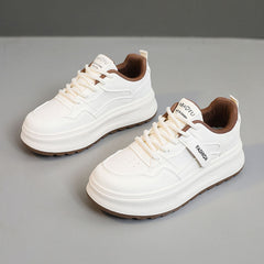 Damen modische Sneakers mit komfortabler Dämpfung und sportlicher Sohle in Khaki