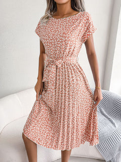 Annalise - Kleid - Eleganter Faltenwurf in Hellrosa grau