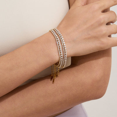 Farina - Funkelndes Tennisarmband